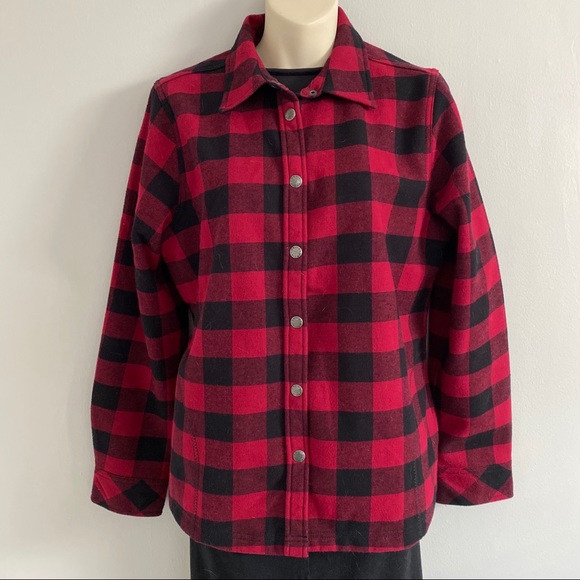 Buffalo Plaid Flannel Shirt/Jacket - Picture 2 of 8